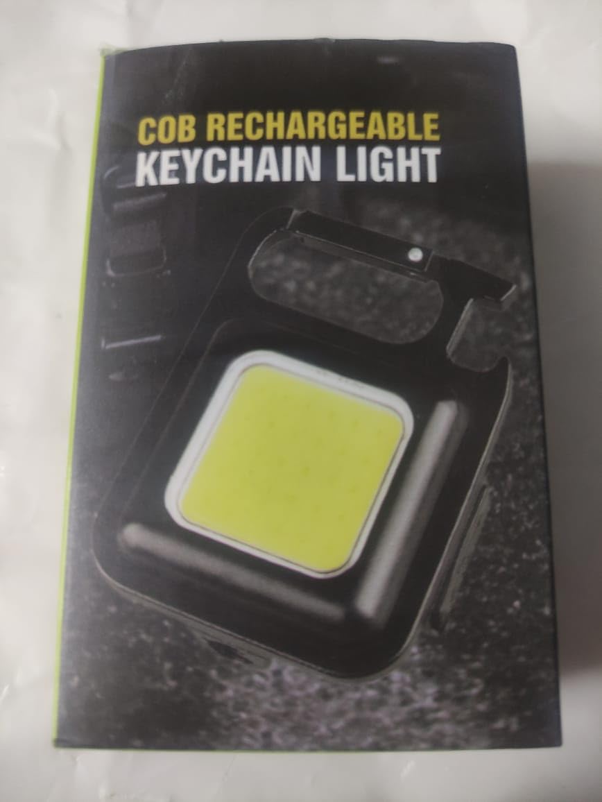 Mini LED COB Keychain Work Light Truly 500mAh 1000 Lumens 4 Mode Tiny Handheld Torch Multifunctional Emergency Keyring Flashlight Rechargeable Folding Bracket Bottle Opener Camping Fishing