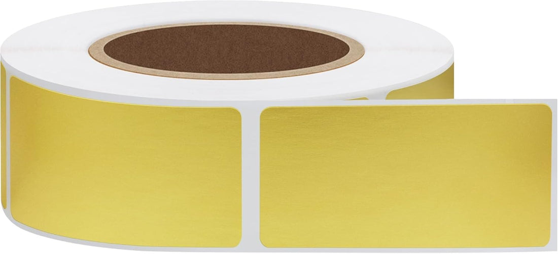 magy store Beauty beast Adhesive Yellow Label Paper 0.47" X 1.57" (12mm X 40mm) 180 Labels for Home Office School Organization for Phomemo D30/D35/Q30 Label Maker (Deep Yellow, 12 * 40mm)