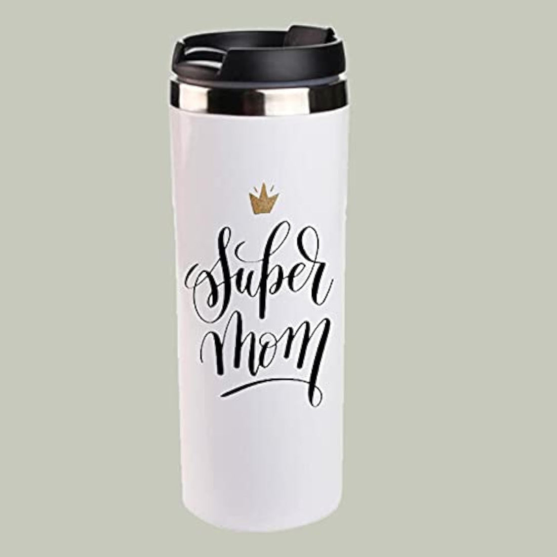super mom-thermal stainless steel mug - 350 ml
