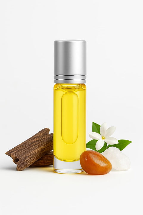 عطر تريق للنساء – Tiryak Essence Perfume Oil Roll-On 12ml – زيت عطر اودو برفان خالى من الكحول شرقي فاخر خالي من الكحول – ثابت وروح يدوم طويلاً – عطر العنبر وعد المسك العطور للنساء