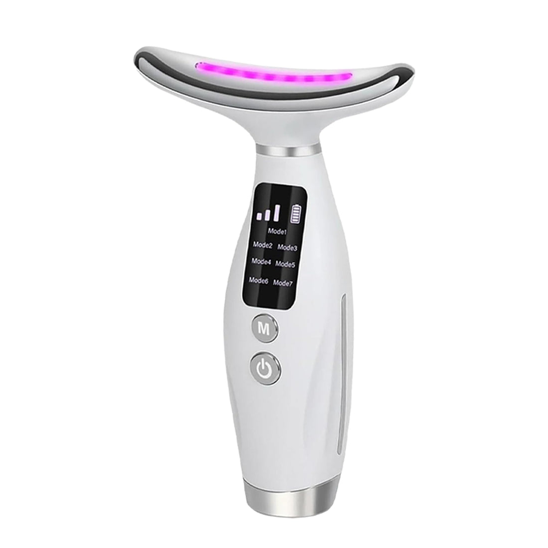 Face Massager with 7 Color Modes, EMS & Heating | Skin Tightening & Anti-Aging Facial Massage Tool for Women | Neck & V Face Lifting Device | Portable Beauty Rejuvenation Machine