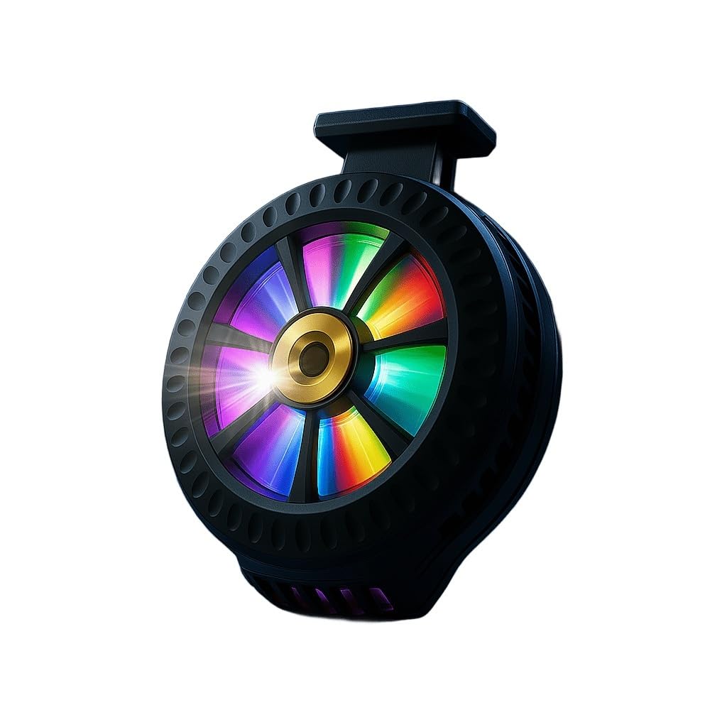 F01 Mobile Phone Cooling Fan High Speed 4500 RPM - RGB Lighting - Compatible with All Smartphones