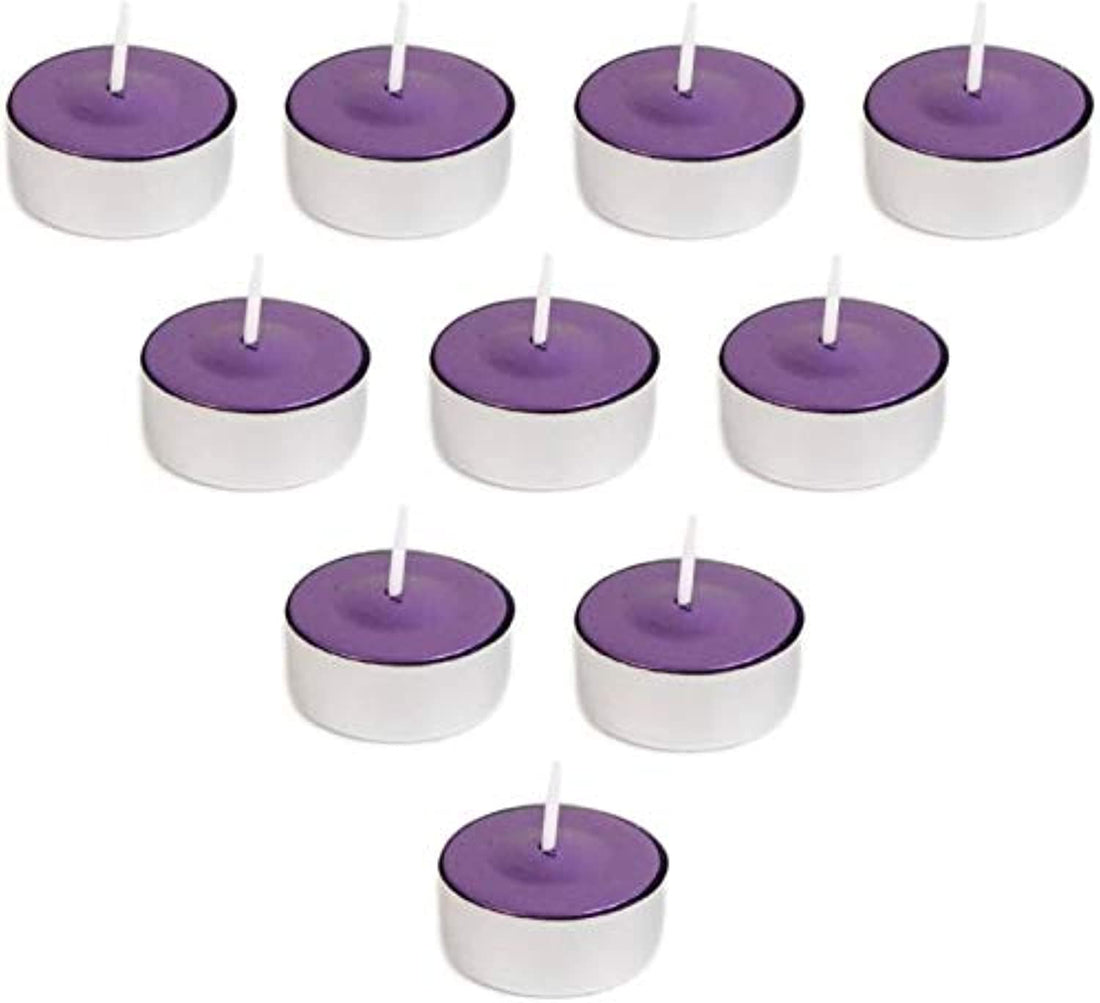 Generic Lavender Scented Candles - 10 Pieces