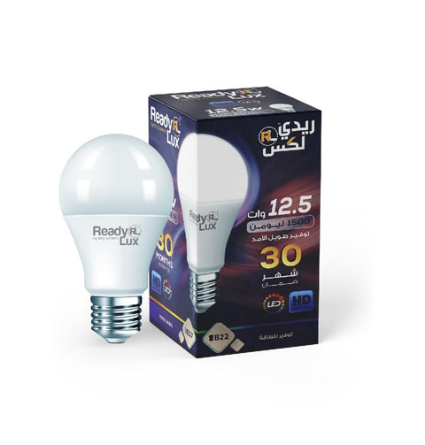 ReadyLux LED Light Bulb 12.5W 6500K 1500LM E27 Base Bright White