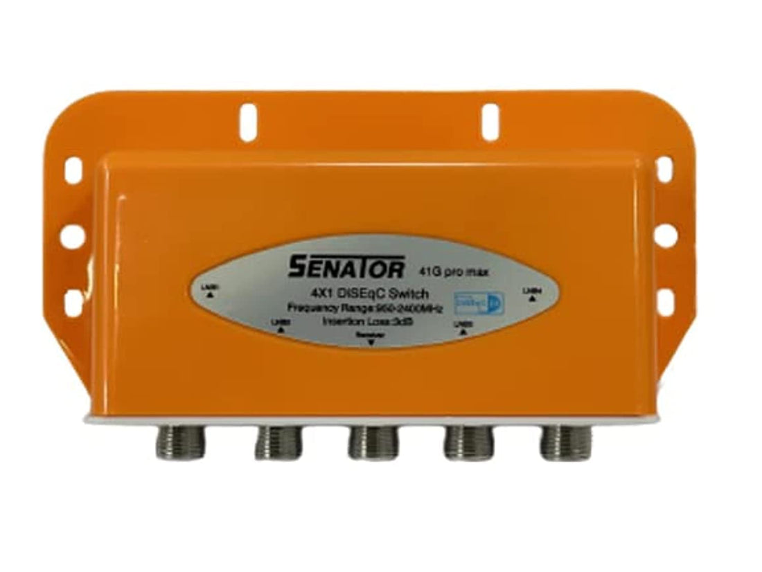 Senator 41G ProDiseqc Switch Water Proof - 4 Ports - Orange