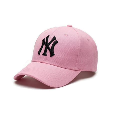 NY Embroidered Baseball Cap - Premium Quality Gabardine Material - Adjustable Fit with Scotch Back - Breathable Comfortable Daily Use - Unisex - N-Welt