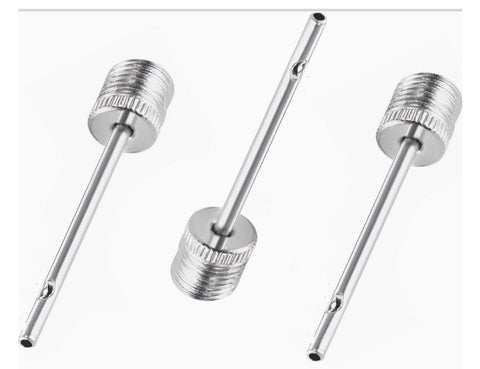 Ball Inflation Needle - Stainless Steel Air Pump Needles with - Perfect for Inflating Football, Basketball, Volleyball and All Other Sports Balls (Pack of 3)