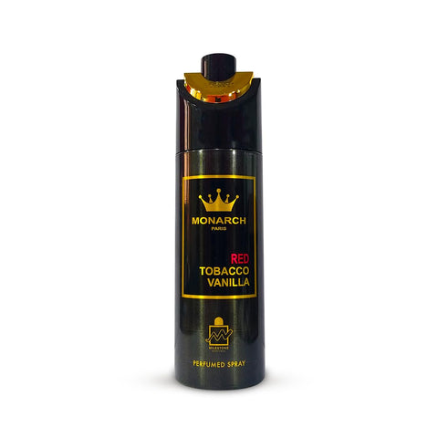 Milestone perfumes Monarch Red Tobacco Vanilla Body Spray For Men 200ml