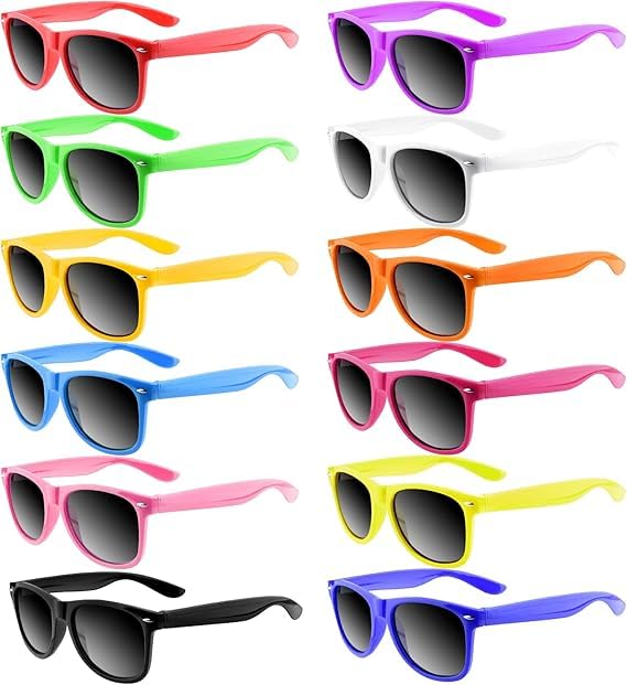 Kids Sunglasses Flexible Shatterproof Frame Safety Lens High Sun Protection Stylish Look for Boys and Girls of All Ages (Multicolor)