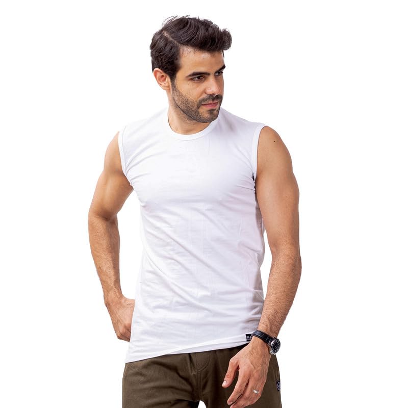 Blanc HFS9020-23 Everyday Cotton Lycra O‑Neck Undershirt for Comfortable Wear For Men’s