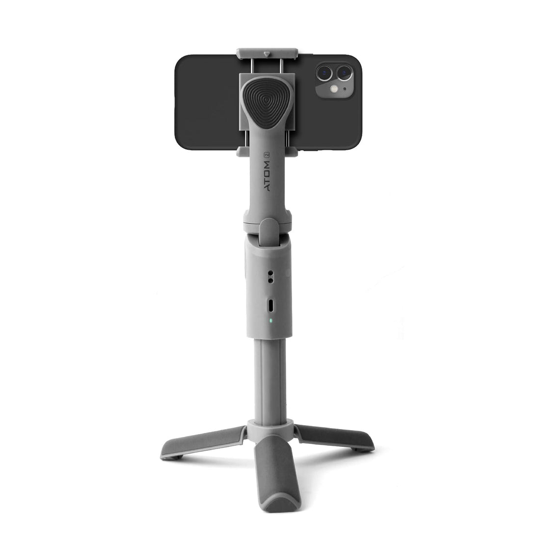 ATOM2 3-Axis Gimbal for Smartphones [Automatic Opening/Closing and Easy Shooting Start] Foldable, Compact, Compatible with iPhone and Android