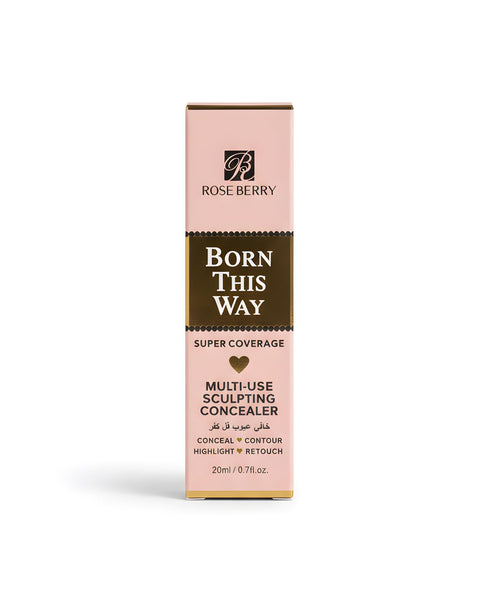 Rose Berry Born This Way Multi-Use Sculpting Concealer, Super Coverage, 20ml, Shade 03