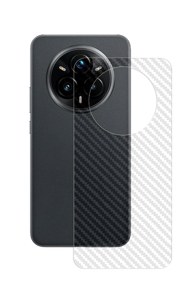 ARROWS Carbon Fiber Back Sticker Compatible With Realme 14 Pro Plus – Anti-Scratch, Bubble-Free, Ultra-Thin Protective Skin – Not Glass (one piece)