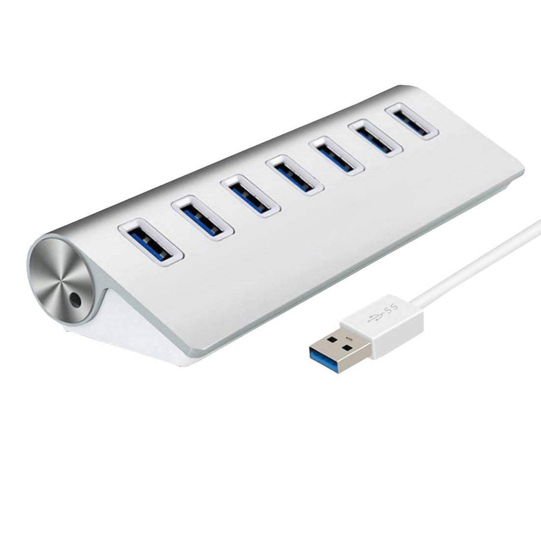 7 Port USB HUB 3.0, High Speed Data Transfer USB HUB 7 Multi USB Data Port, USB HUB Splitter (7 Port)