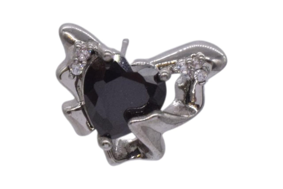 Stainless Steel Butterfly Stud Earring for Women – Silver