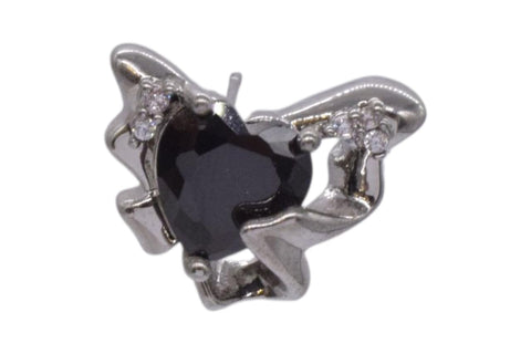 Stainless Steel Butterfly Stud Earring for Women – Silver