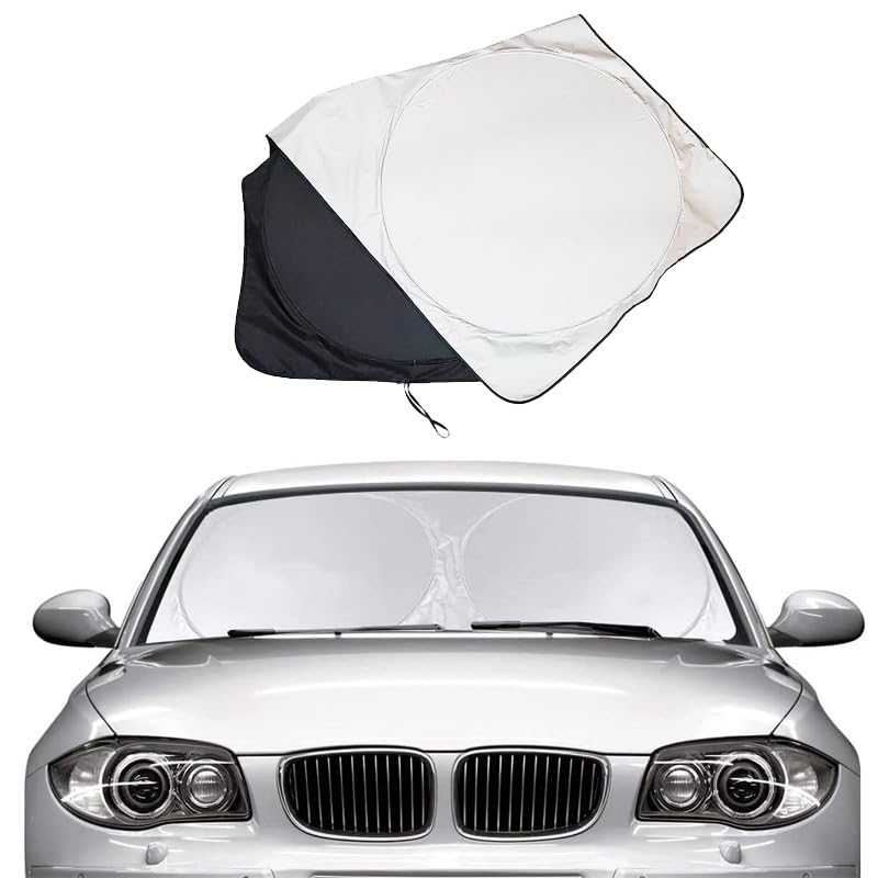 Rana Store Windshield Sun Shade Foldable Sunshade UV Rays Sun Shade Keep Car Cool(Size:150 * 70cm,Code:9227)