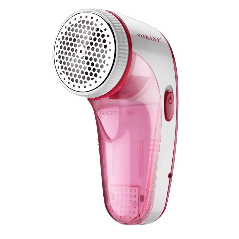 Lint Remover Fabric Shaver Clothes Defuzzer Electric Portable with Replaceable Stainless Steel Blades for Clothes Sweaters Blankets Sofas Easy Operation Travel Home Use, SK-882