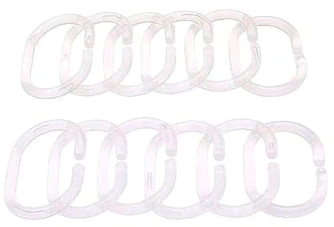 Shower Curtain Ring - White