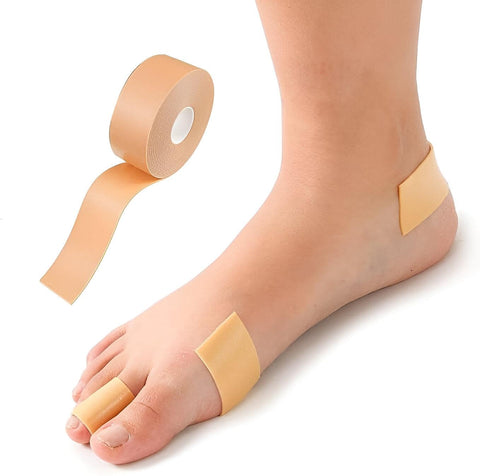 Protective Tape - Silicone Foam Water-Resistant Adhesive for Toe and Foot Care, Blister Prevention and Skin Protection