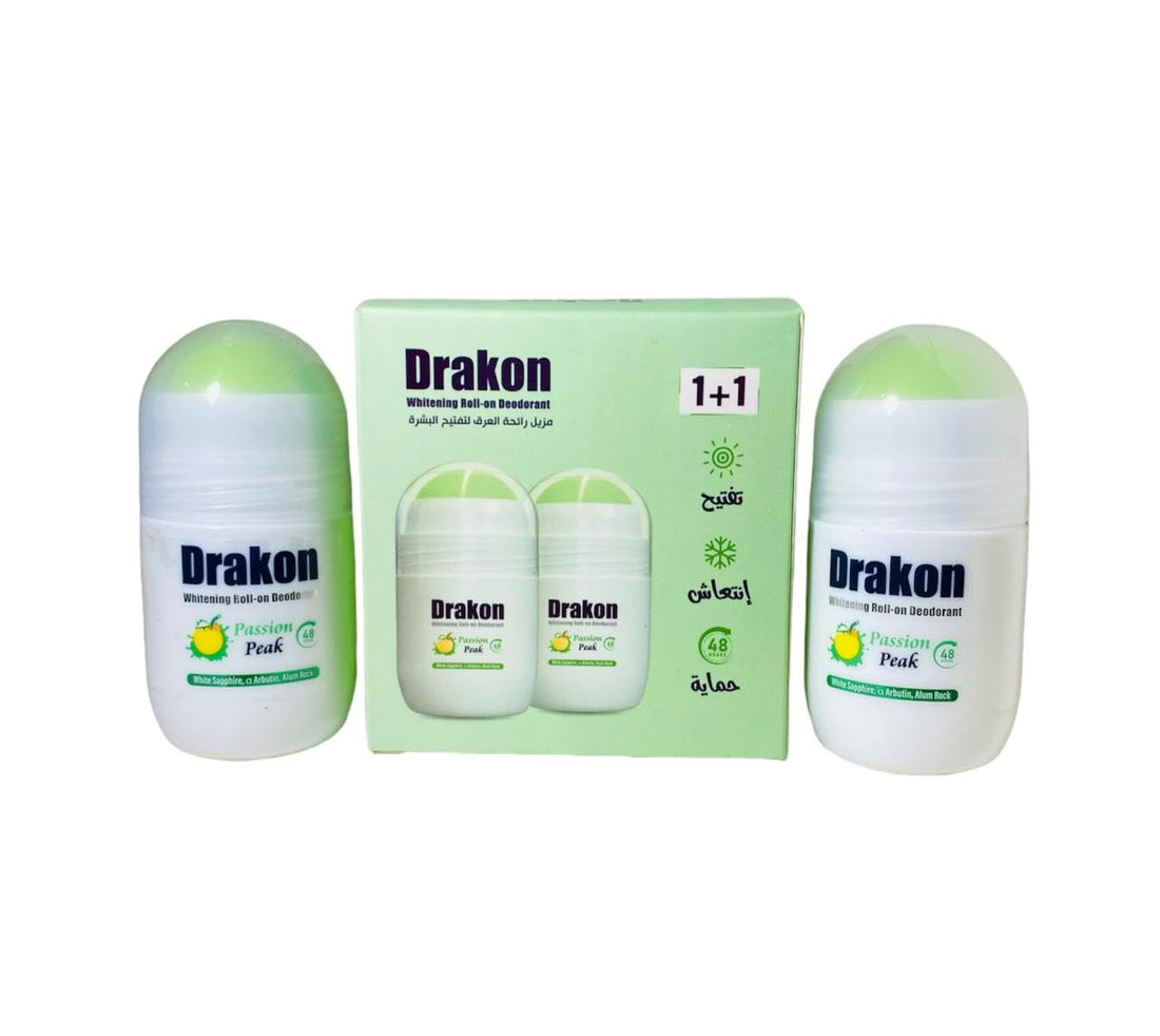 Dracon Passion Peak Deodorant 2 Pieces For Skin Lightening