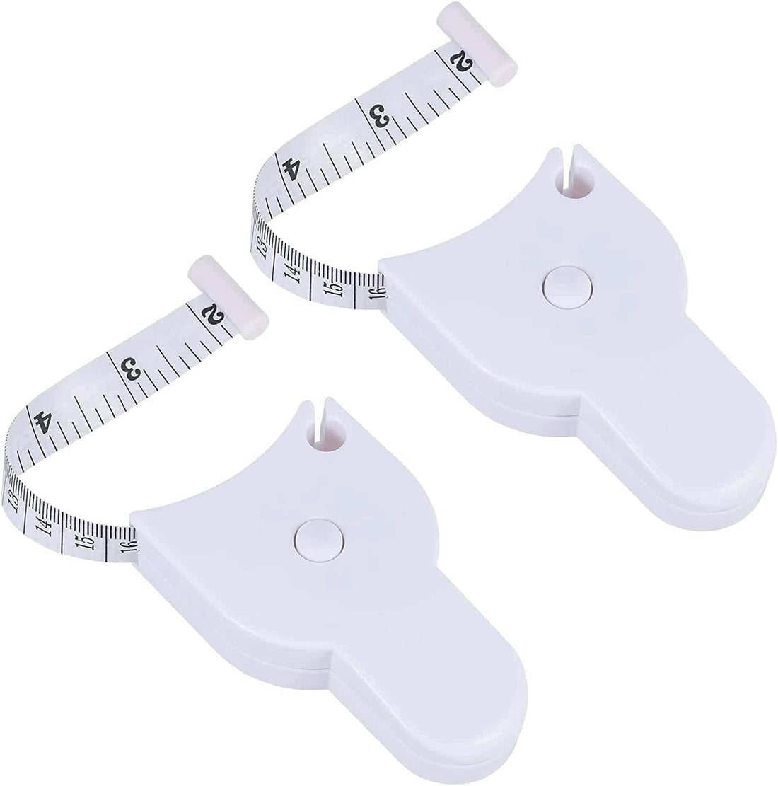 FASHION.HOME 150cm Body Measuring Tape - Portable Multi-Use Push Button Pull and Lock Measuring Tape, Accurate and Durable for Various Purposes - Perfect for Waist Measurement, Sewing, Fitness