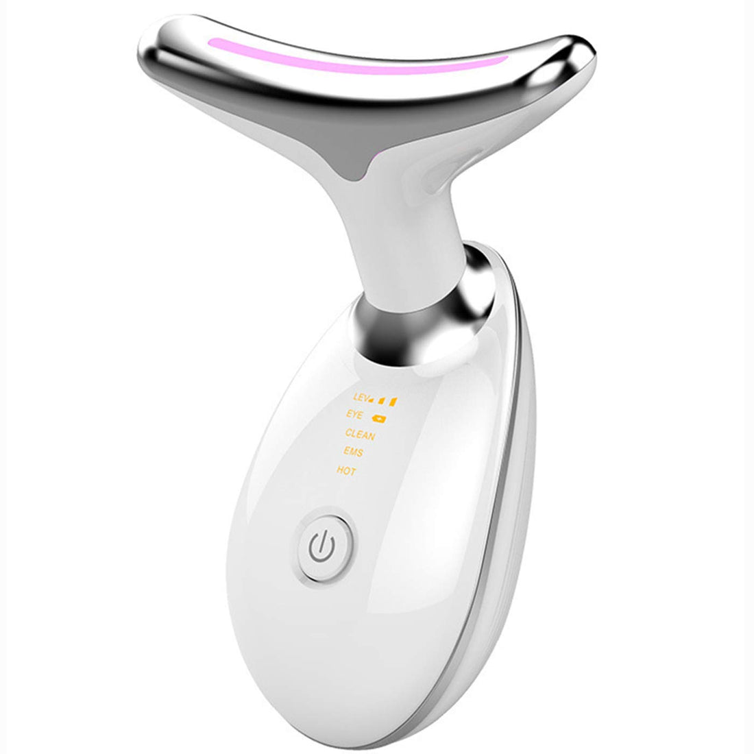 Electric Face Massager, Portable High Frequency Heat Massage Face Lifting,3 Modes 45°C for Beauty and skincare tools, EMS Massage Face Toning for Women. (3-Color LED Mode)