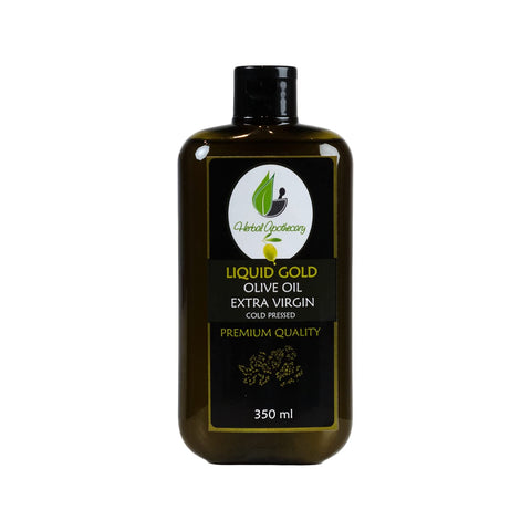 Herbal apothecary Extra Virgin Olive Oil Cold Pressed 315ml for Hair, Skin & Body for Moisturizing, Prevent Falling, Breakage, Increase Thickness, Promote Growth, Benefit for Health