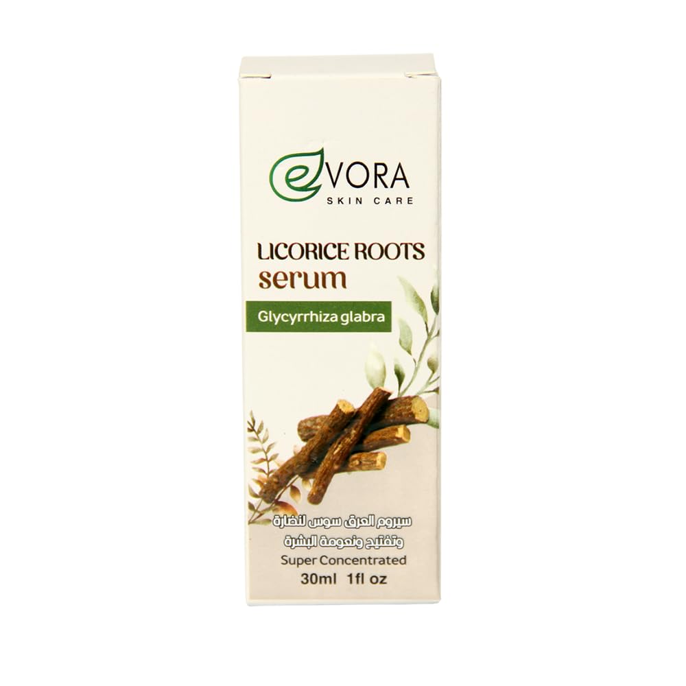 Evora Cosmetics Licorice Root Serum, Concentrated Formula, 30ml