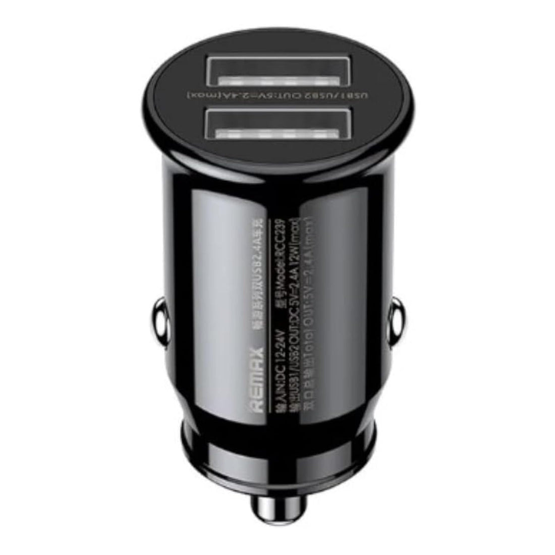 Remax accessories shop Rcc239 Car Charge Changyou Dual USB Car Charger 2 2.4A - Black