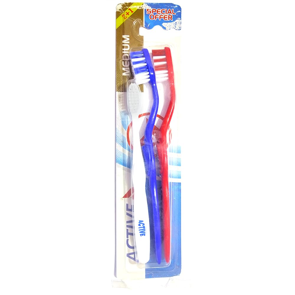 Offer (3 in 1) Hygienic Teeth Cleaner Whitening Teeth Cleaning Kit for Unisex Adult and Kids (Random Color 1 Tham)