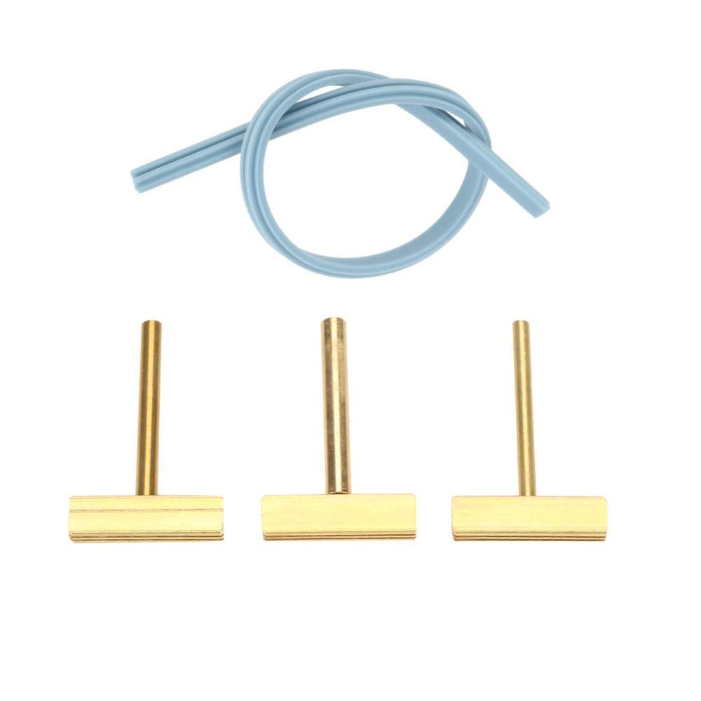 Hilitand 3pcs T Tip Soldering Iron with Hot Press Stripe for LCD Screen Flex Ribbon Cable Repair 30W/40W/60W