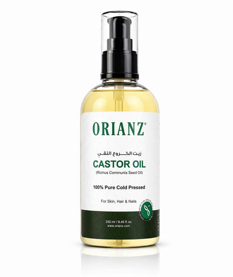 Pure Castor Oil 100% Natural Cold Pressed - 250ml - ORIANZ