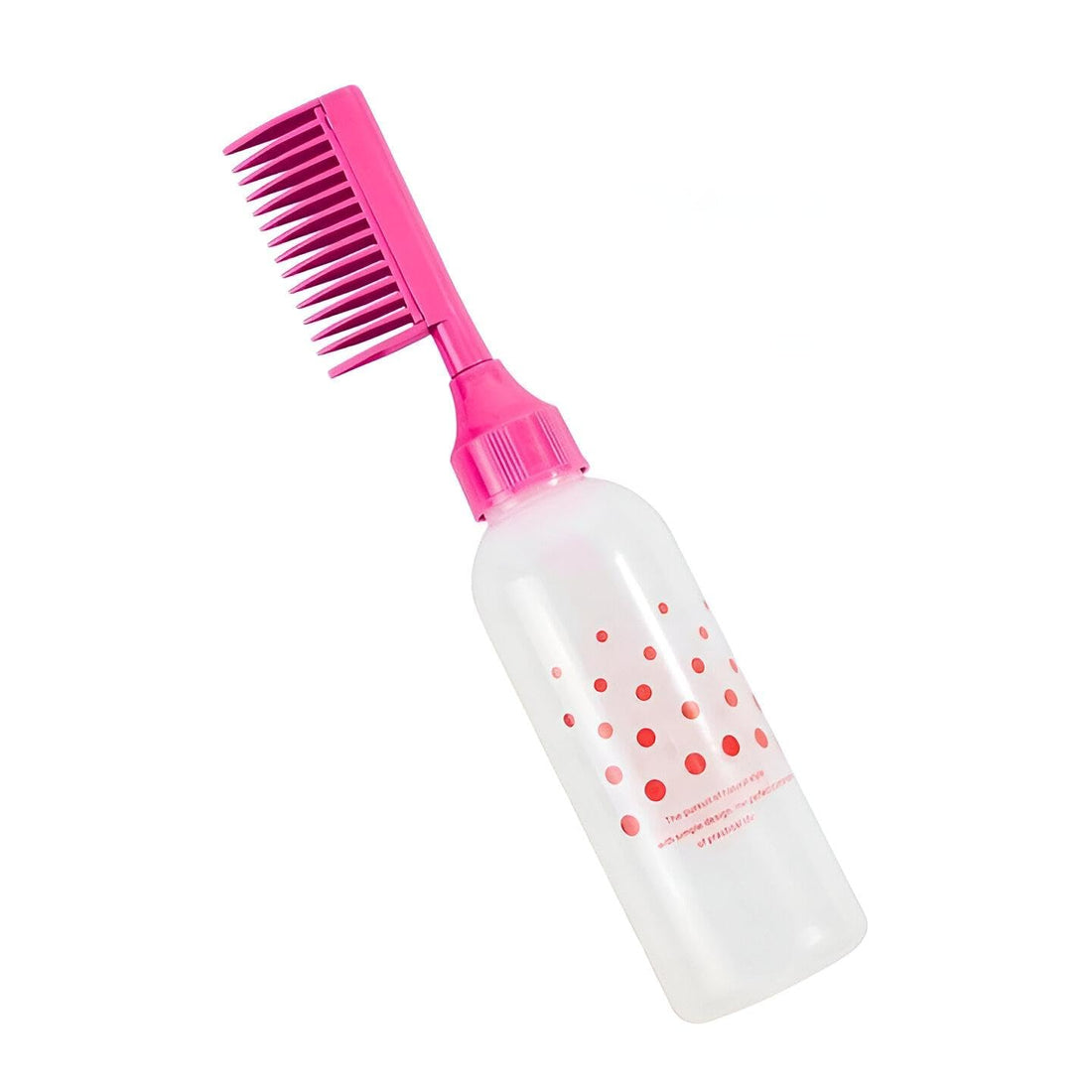 Hair Dye Bottle - Precise Application Tool with Root Comb for Targeted Oil and Dye Distribution, Ideal for Home Use and Salon-Grade Hair Coloring Tools with Durable Plastic Design (1pc)
