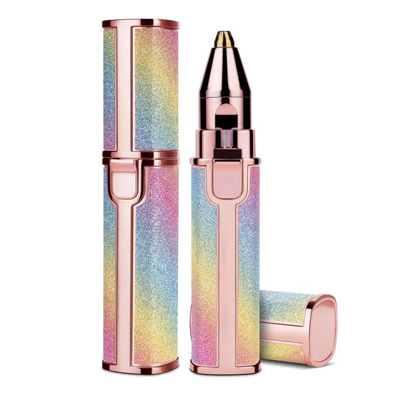 Eyebrow Trimmer Facial Hair Remover 2 In 1 Face Shaver For Women Lipstick Shape Portable Fast For Face & Body, HX-203