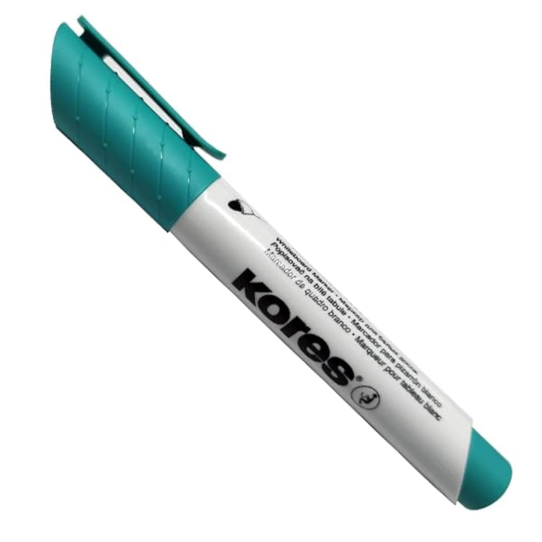 Kores Whiteboard Marker - - Round Tip XW1 turquoise NO:20839 -
