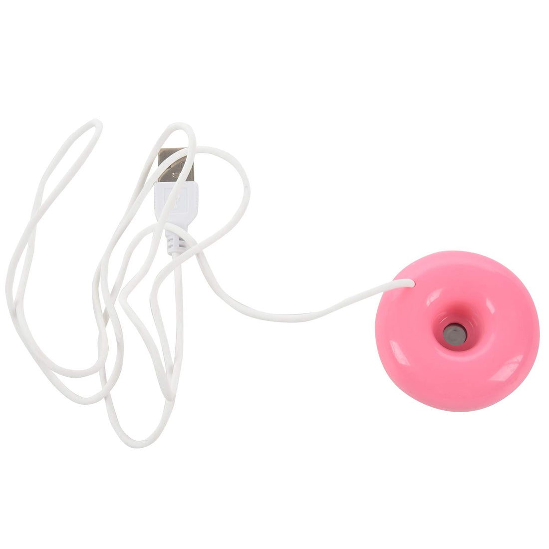 USB Donut-Shaped Humidifier for Office Portable Creative Air Purifier White