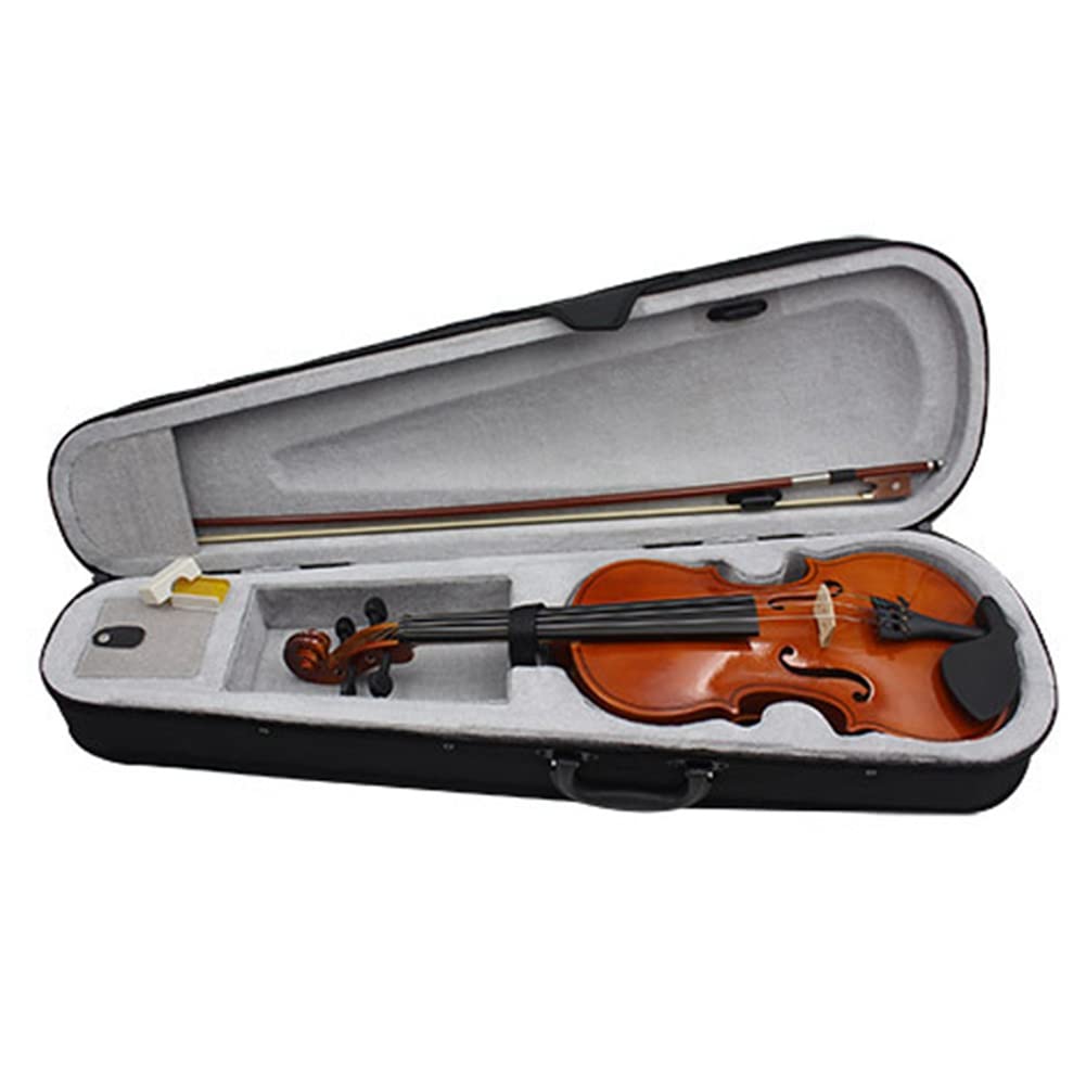 Wooden Violin: Solid wood violin, beginner practice violin