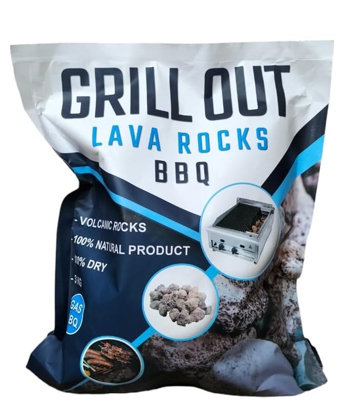 Generic Natural Volcanic Charcoal for Gas and BBQ Grills - 3kg