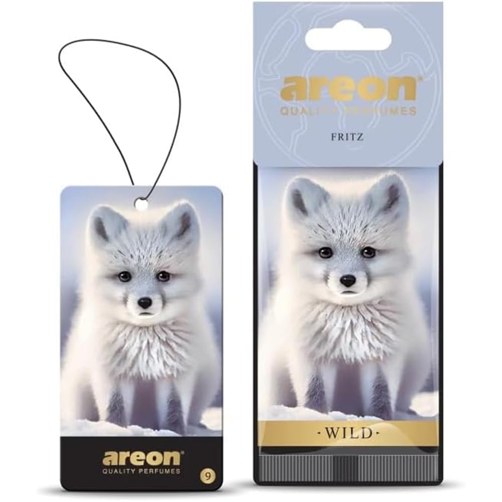 Areon Wild Car Air Freshener Fritz Marine Fresh Aqua Musk – Long Lasting Car Fragrance