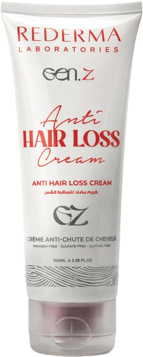 Rederma Anti Hair Loss Styling Cream with Caffeine, Biotin, Garlic & Rosemary for Dry Scalp, Strengthens Roots & Reduces Shedding, Daily Hydration & Styling, Leave-In Formula for Men & Women, 100ml