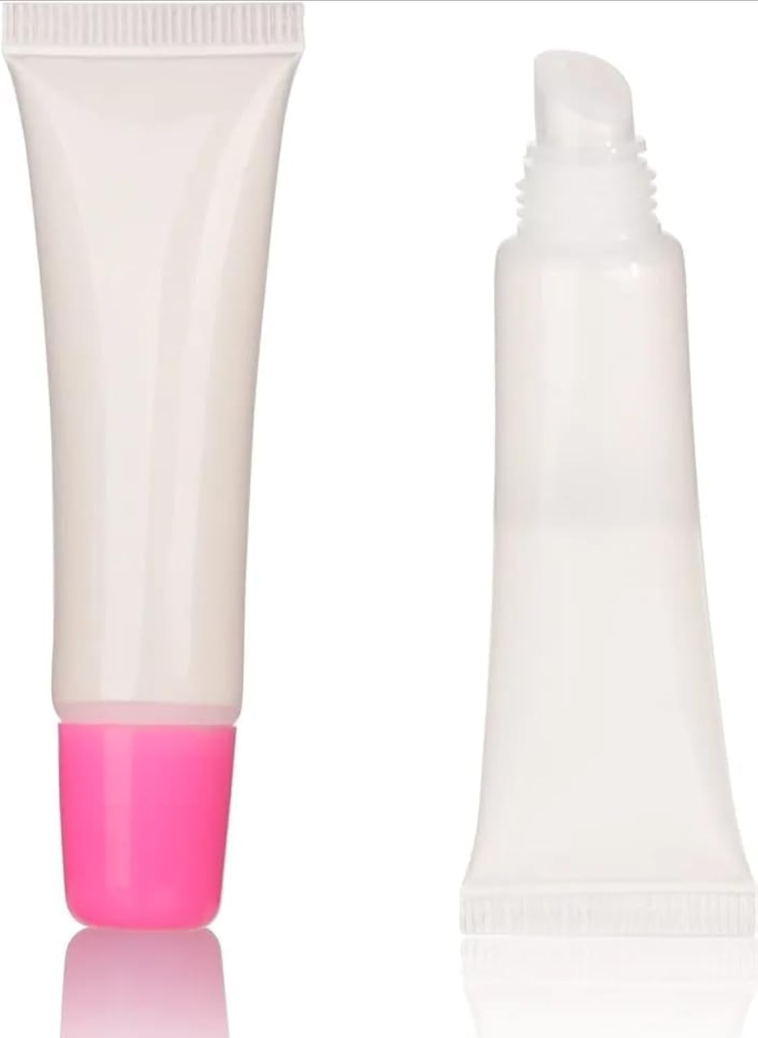 4 Pieces 5ml Empty Plastic Travel Refillable Lip Balm Container