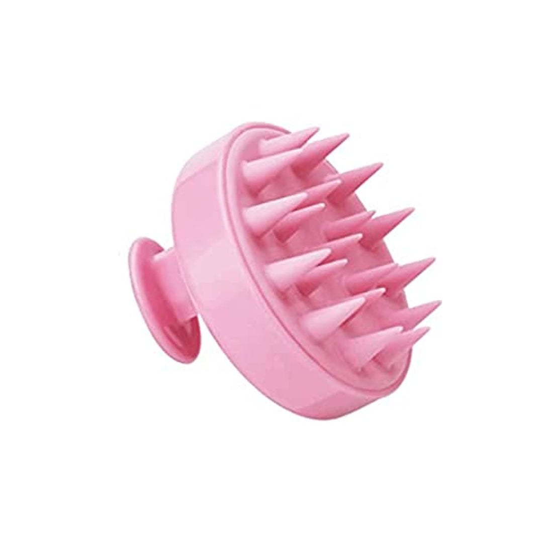 Beauenty Silicone Scalp Massage Brush Massage Comb (Pink)
