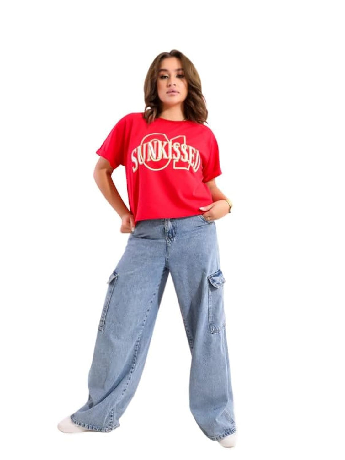 Women's 1/2 Sleeve Printed T-Shirt