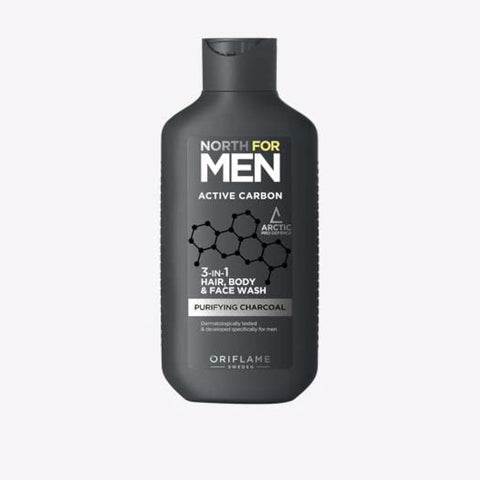 Active Carbon North 4 3-in-1 Hair and Body Wash