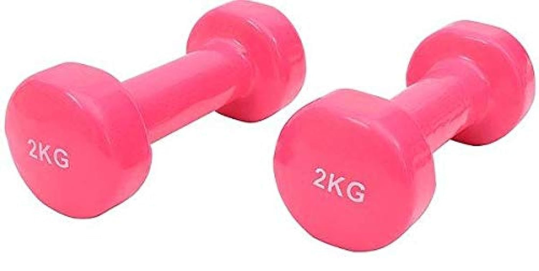 Classical Head Vinyl Dumbbell Set, LS2001