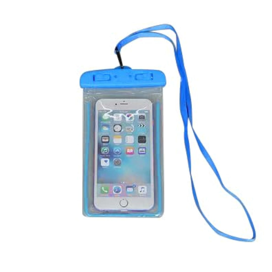 Next Store Waterproof Case, Clear Waterproof Mobile Bag with Strap Dry Pouch Cover Keeps Gear for Kayaking, Beach, fishing (Blue)
