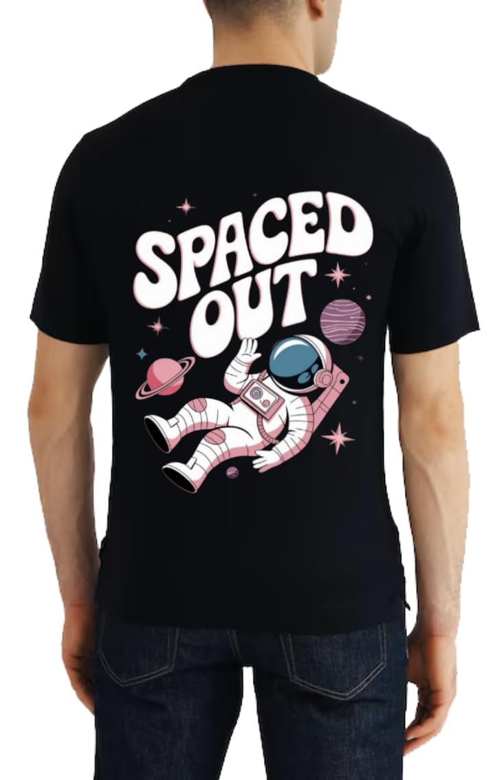 SPACED OUT T-shirt Black