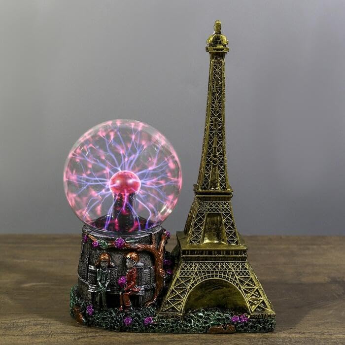 Eiffel Tower with Luminous Crystal Crystal Parisian Elegance Illuminates Your Space with Beauty - Fine Artistic Touch