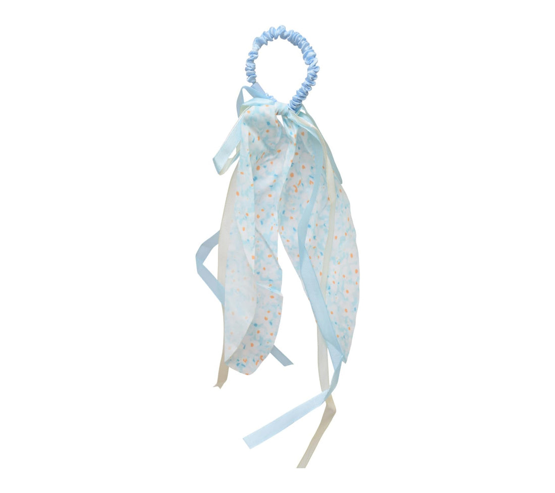 Daphne Hair Tie For Girls - Light Blue